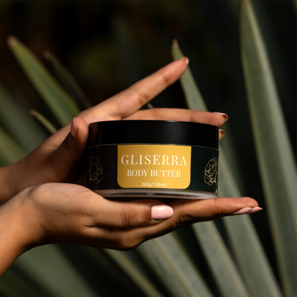 GLISERRA Velvet Body Butter for deep hydration and long-lasting skin softness