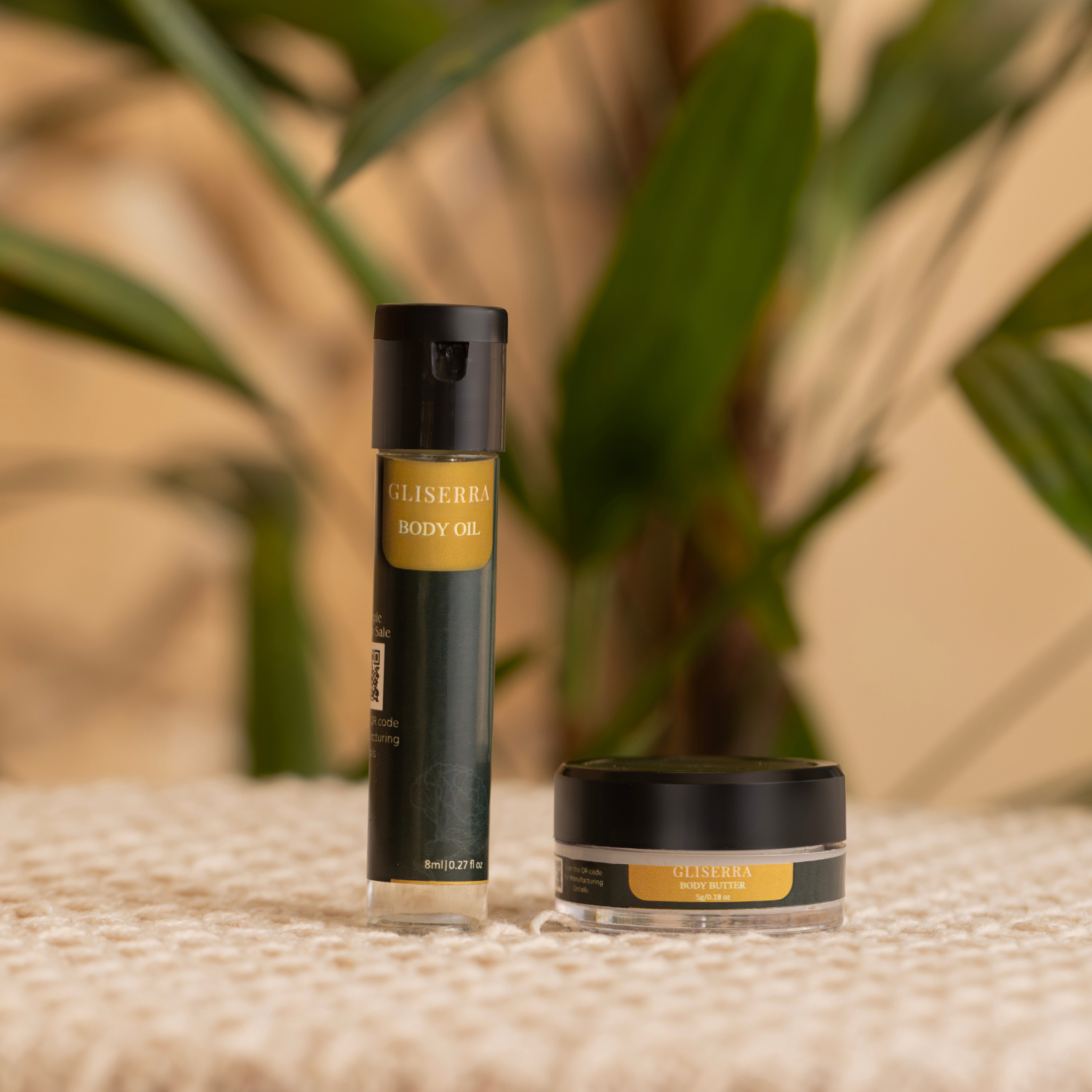 GLISERRA Melt and Seal Discovery Duo with body oil and body butter trial sizes